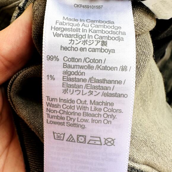 Madewell Women's Gray Cotton Stretch Denim High Rise Sexy Jeans Shorts Sz 31 NWT - Picture 5 of 5